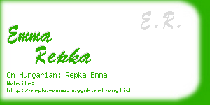 emma repka business card